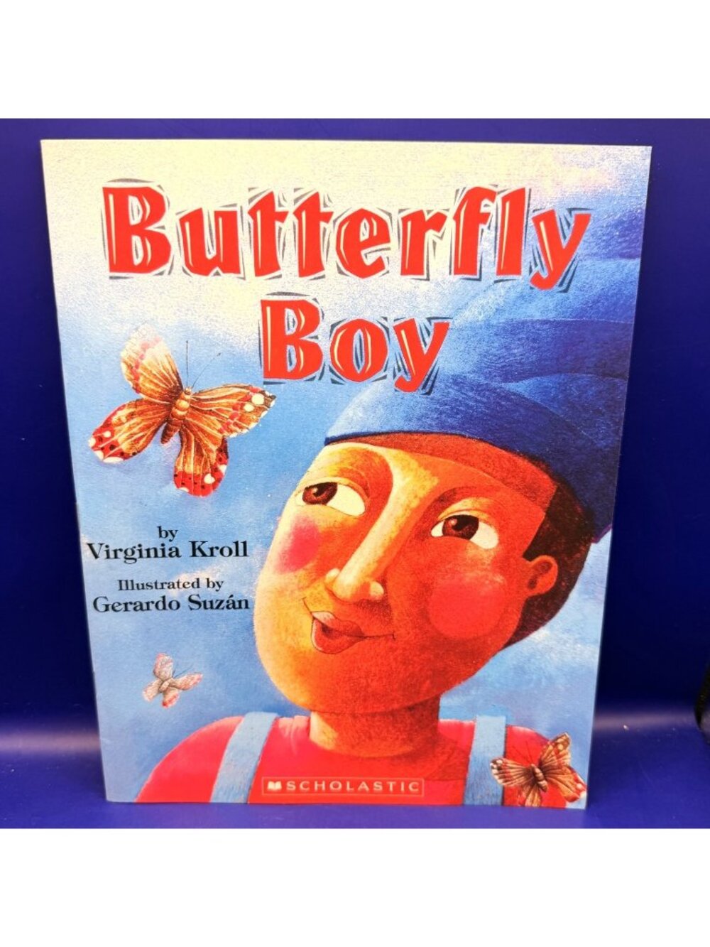 Butterfly Boy Virginia Kroll PB Scholastic Latino Multicultural Family Reading